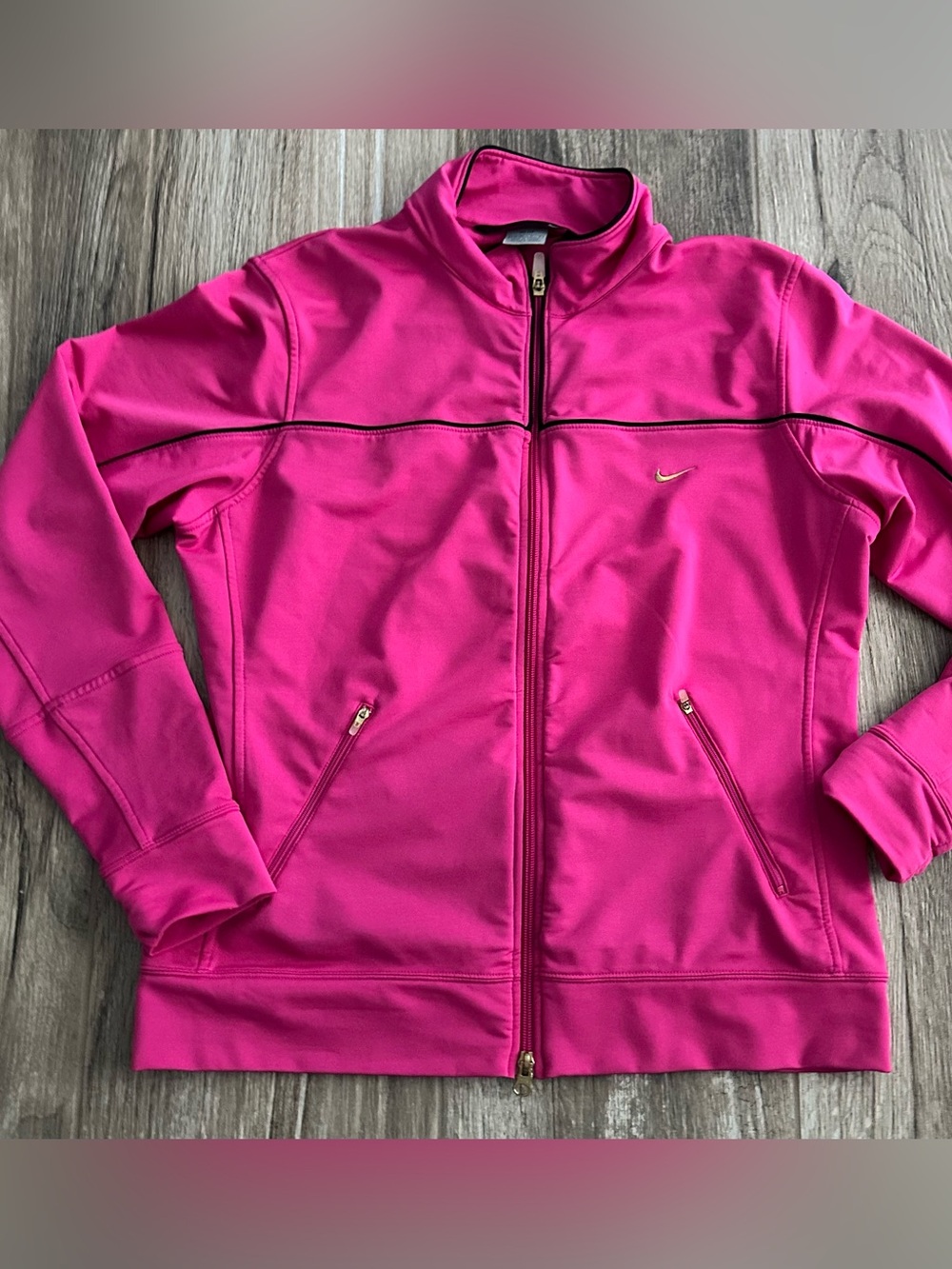 Nike Women's Hot Pink Full-Zip Track Jacket
